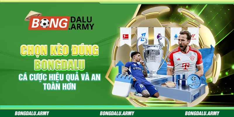 Chọn kèo đúng Bongdalu - cá cược hiệu quả và an toàn hơn