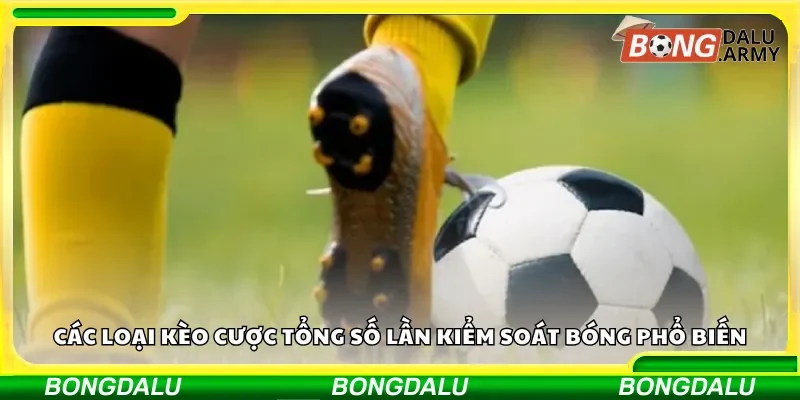 Những loại kèo cược tổng số kiểm soát bóng phổ biến