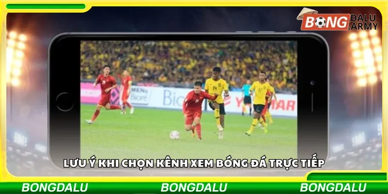 Các yếu tố cần cân nhắc khi chọn kênh xem bóng đá trực tiếp